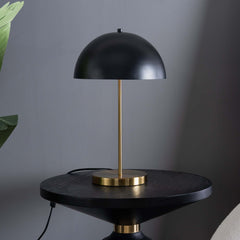 Modern Style Table Lamp Bedside Lamp Bedroom/Living Room Creative Nordic Simple Minimalist Desk Lamp, Stratos Table Lamp - Black outer - White inner 110~120V