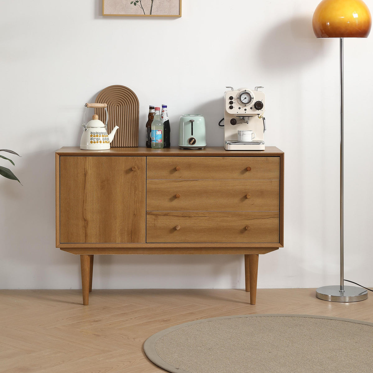 Antique Buffet - Oak
