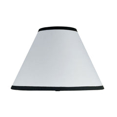 15" Tall Polyresin Accent Table Lamp, Football Shaped, Cone Linen Shade