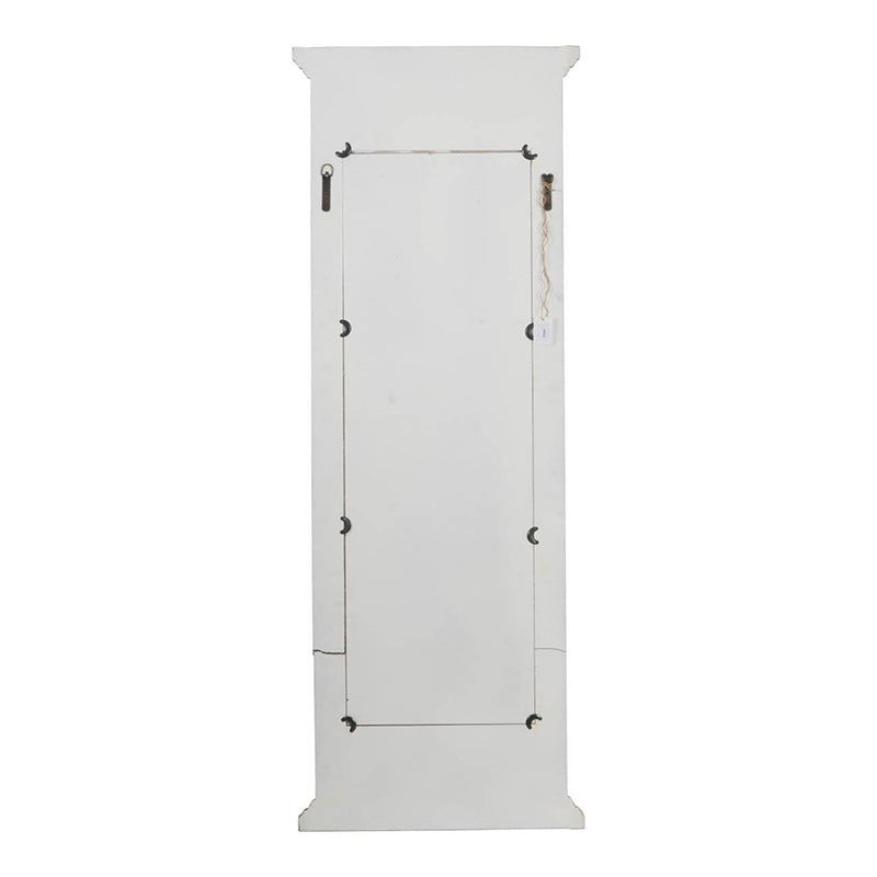 French Country Style Full Length Mirror with Solid Wood Frame 21.5"x59"