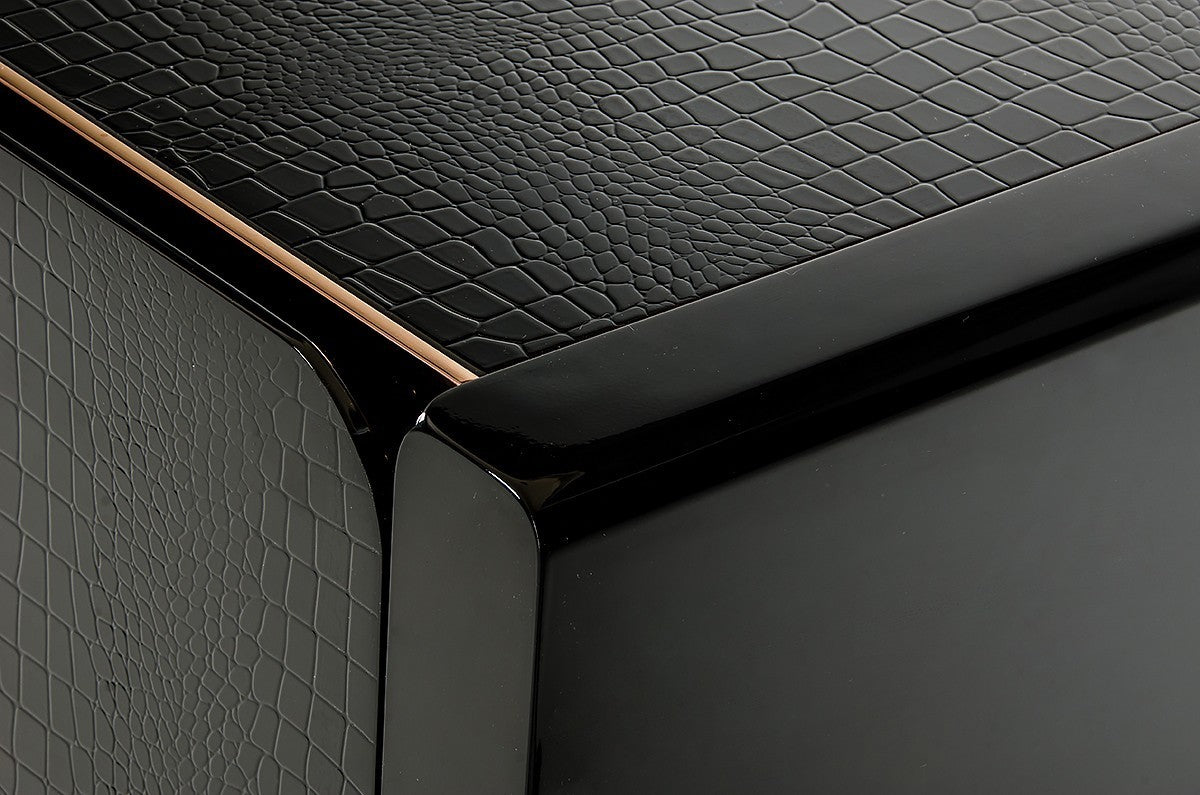 Modern Black & Rosegold Buffet