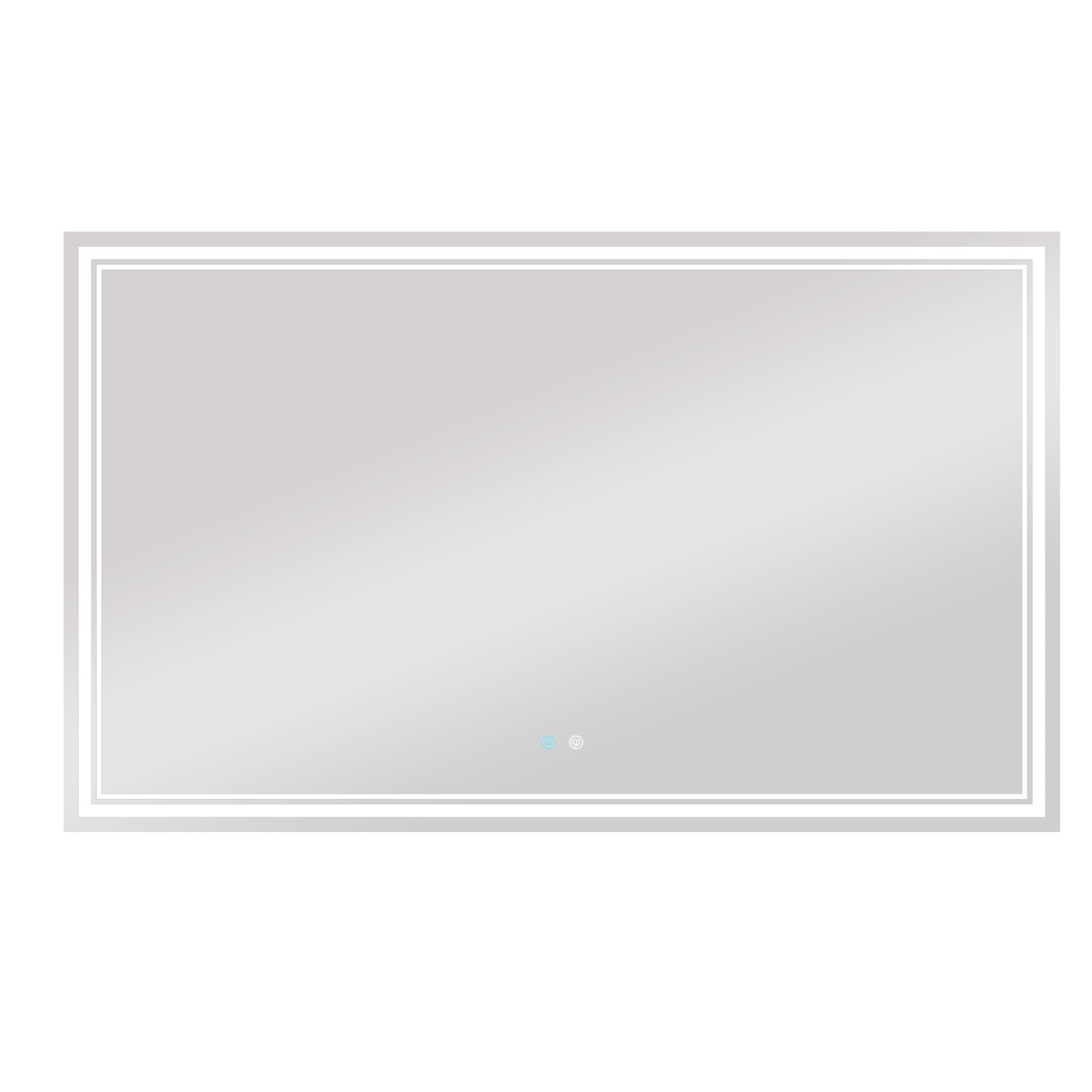 60x36 LED Mirror for Bathroom Adjustable 3 Color, Dimmable Vanity Mirror with Lights, Anti-Fog, Touch Control Wall Mounted Bathroom Mirror - Vertical