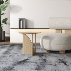 Modern Solid Wood Accent End Table