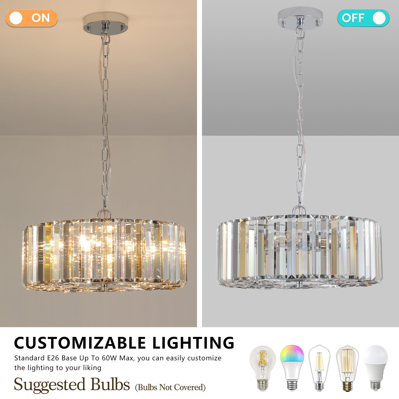 Modern Crystal Chandelier Shining Crystal I