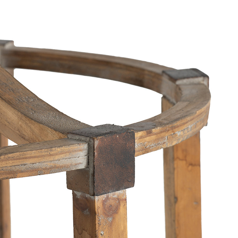 3-Light Wood Drum Chandelier, Hanging Light Fixture with Adjustable Chain