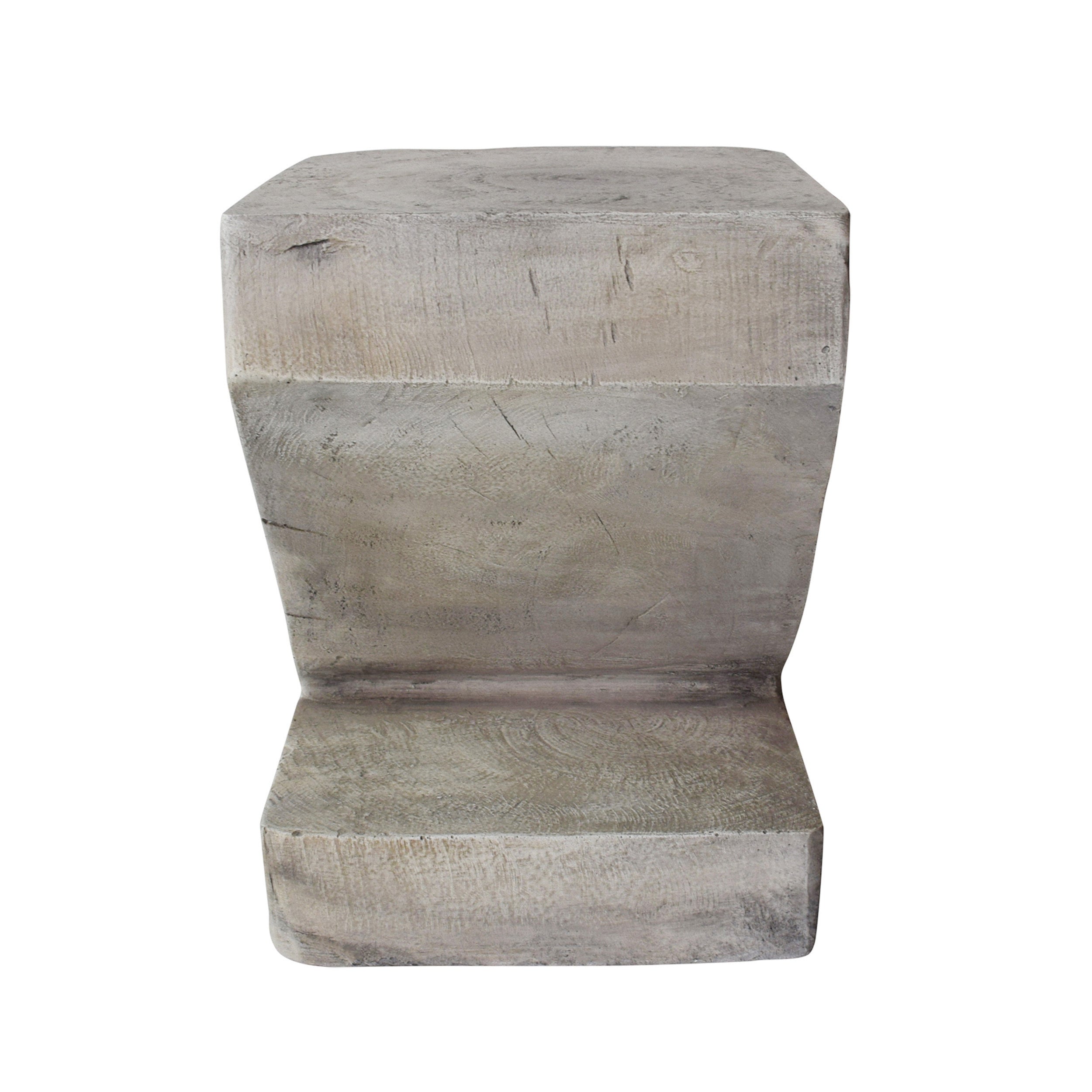 Contemporary Z Side Table - Light Grey