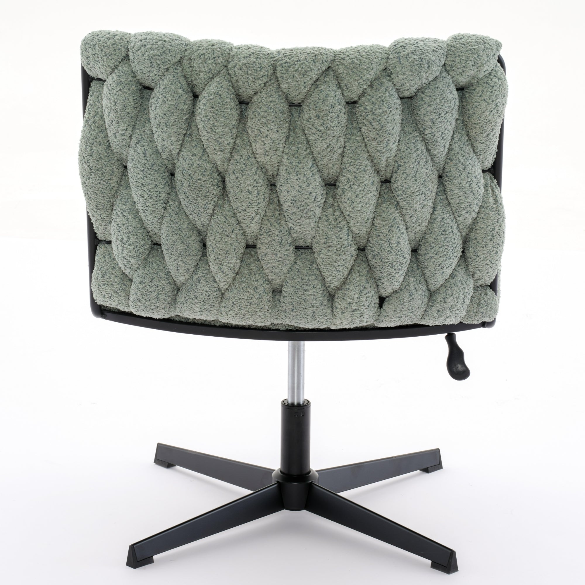 Armless Office Desk Chair No Wheels - Green