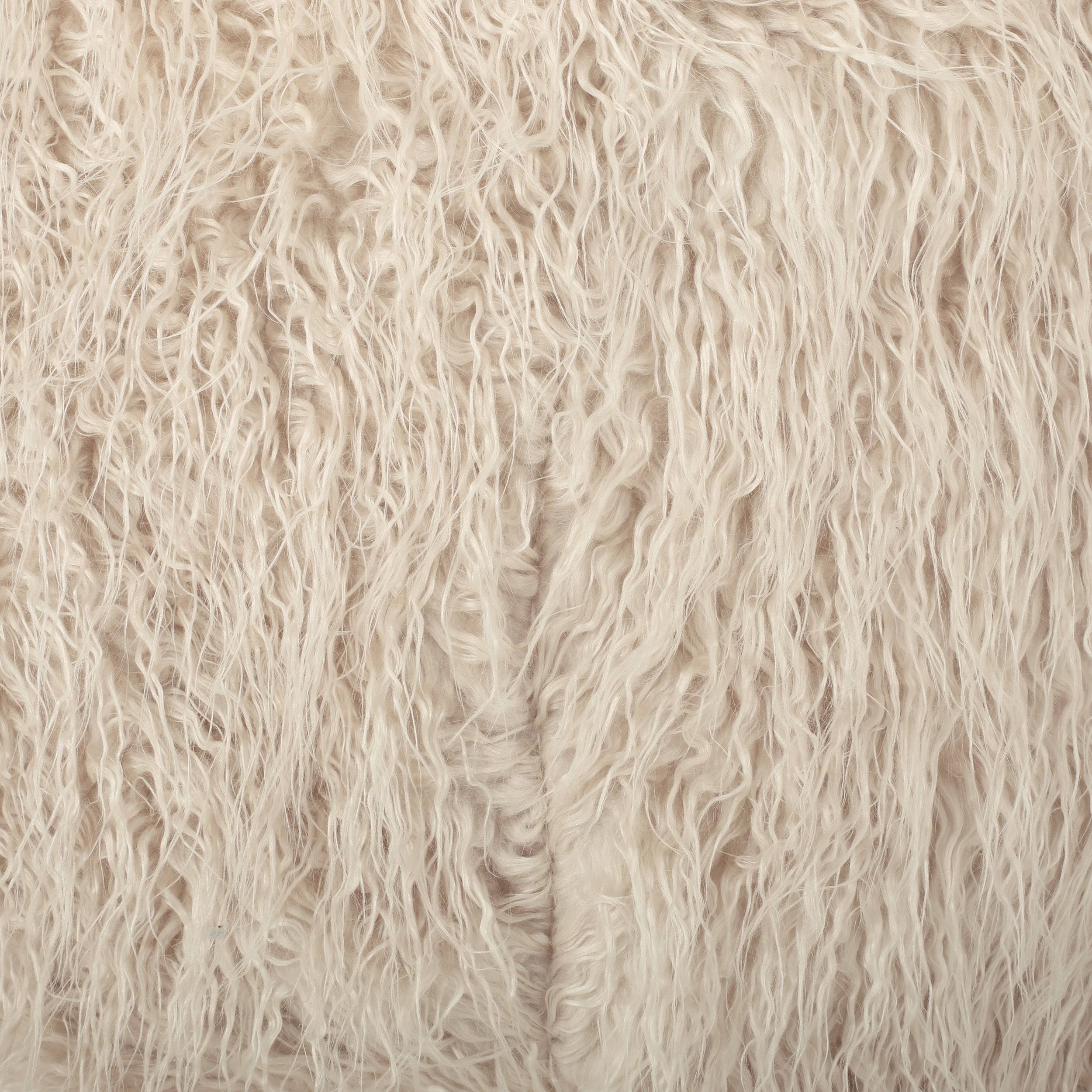 Modern Glam Faux Fur 5 Foot Bean Bag - Taupe