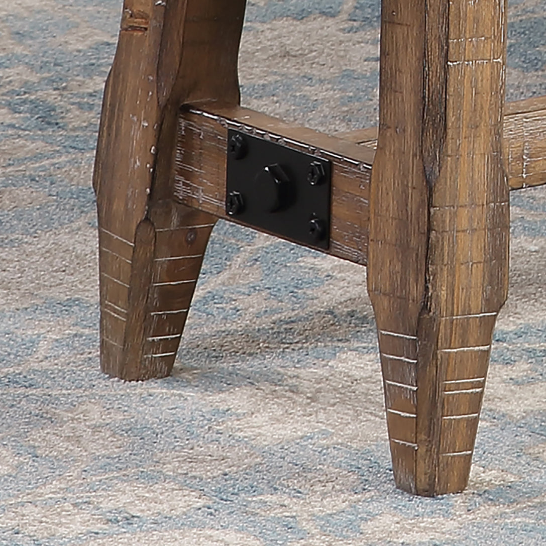 Riverdale Bench - Dark Brown