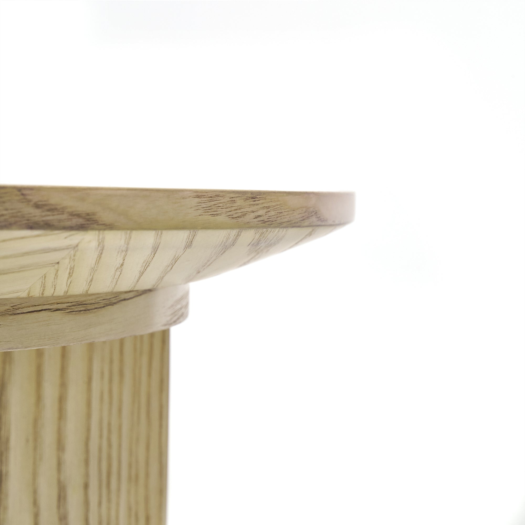 Modern Solid Wood Accent End Table