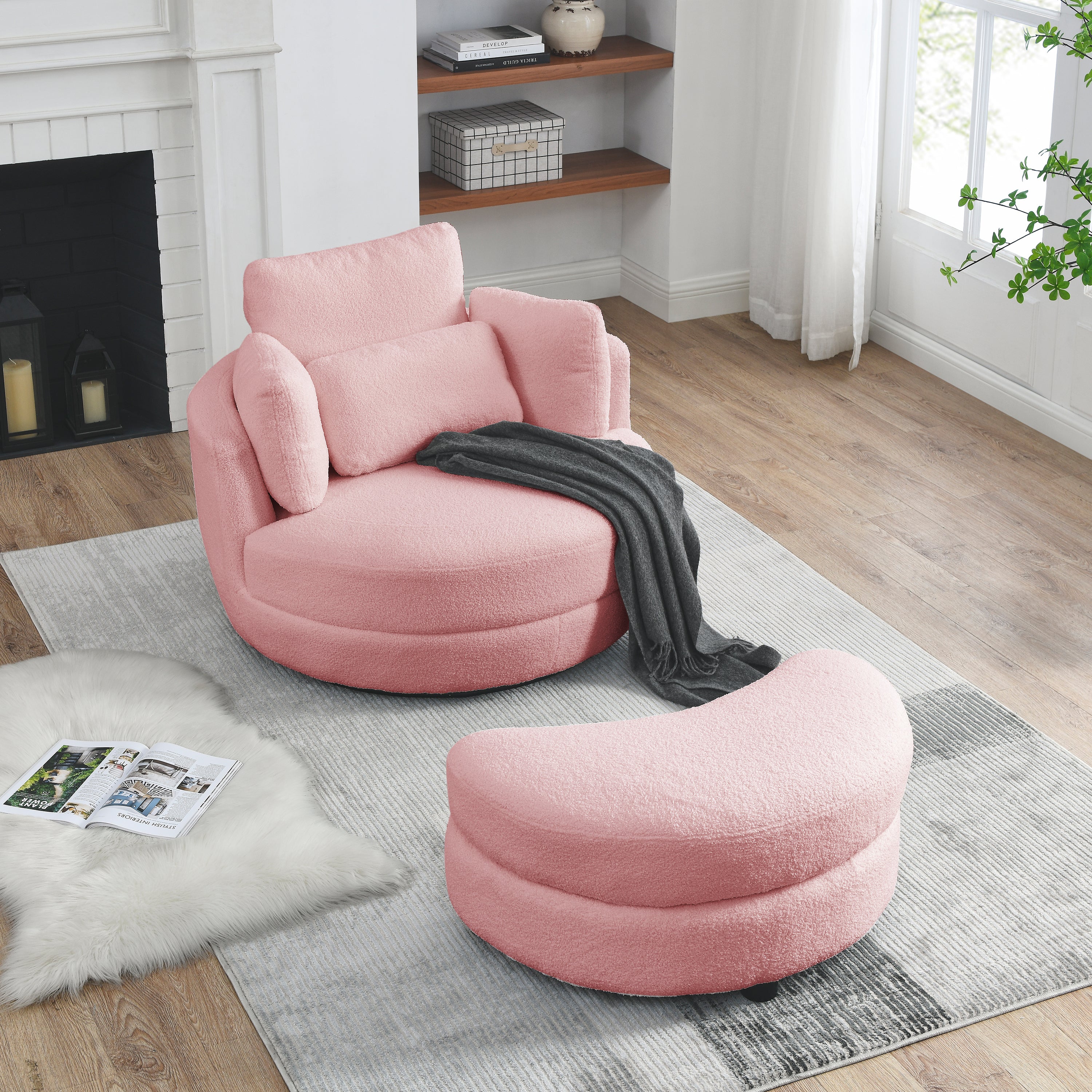 Ottoman Swivel Chair
