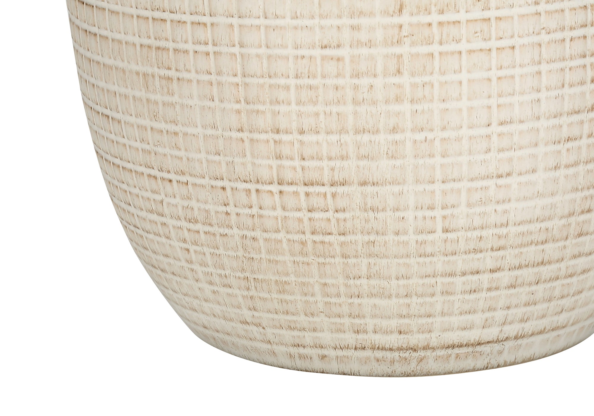 Table Lamp 26"H, Cream Ceramic, Ivory / Cream Shade, Contemporary