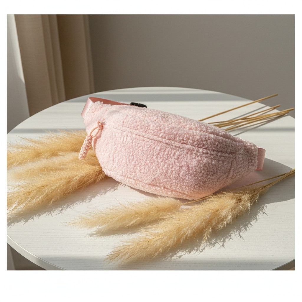 Cozy Sherpa Plush Crossbody Bag Large Capacity
