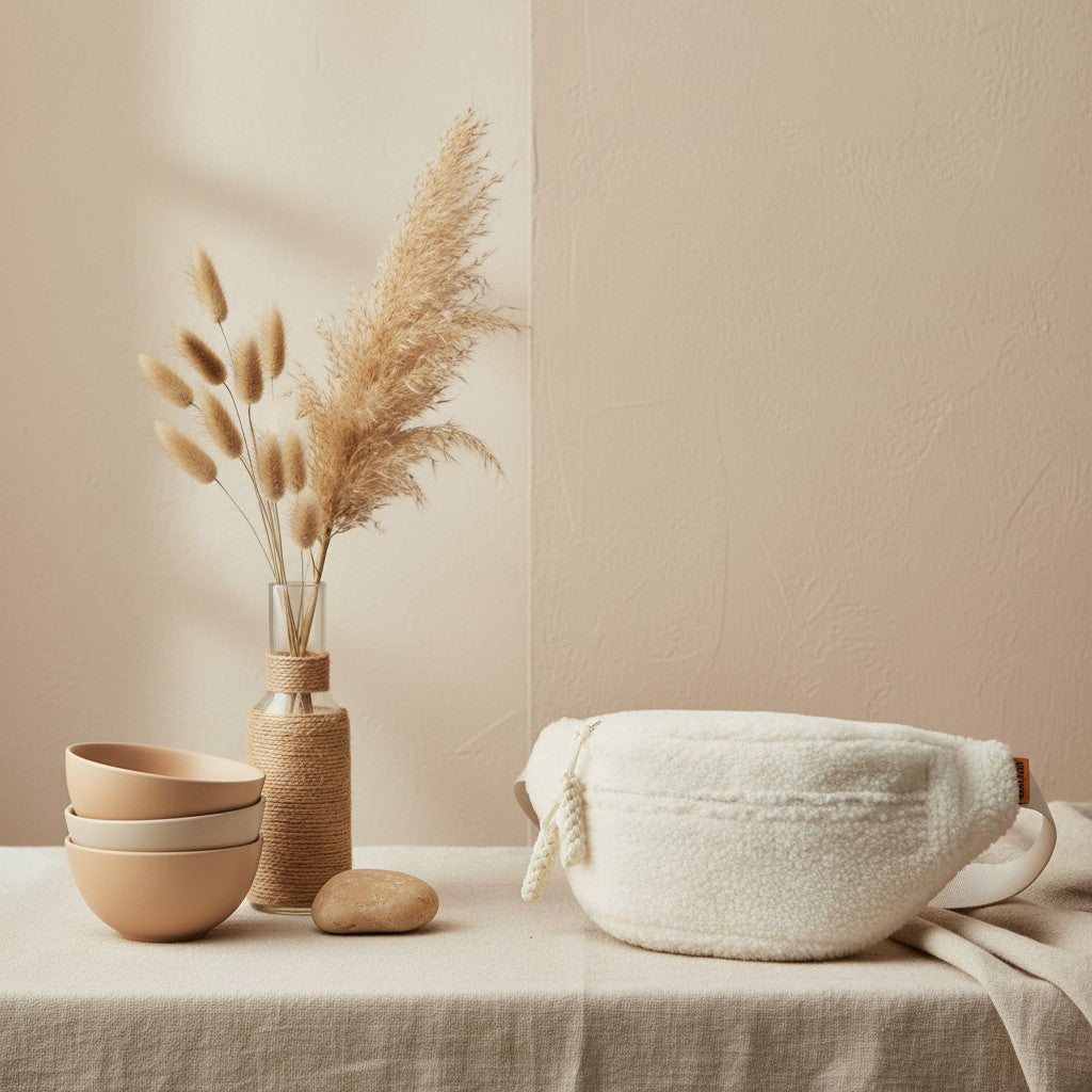 Cozy Sherpa Plush Crossbody Bag Large Capacity