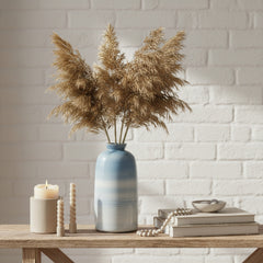 Blue Lagoon Ceramic Vase 12.5”