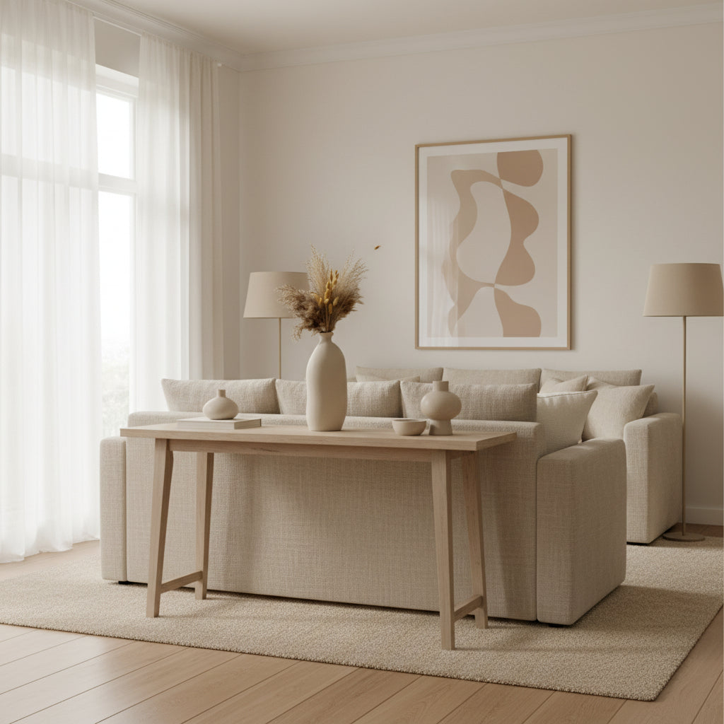 Contemporary Tan Matte 14"