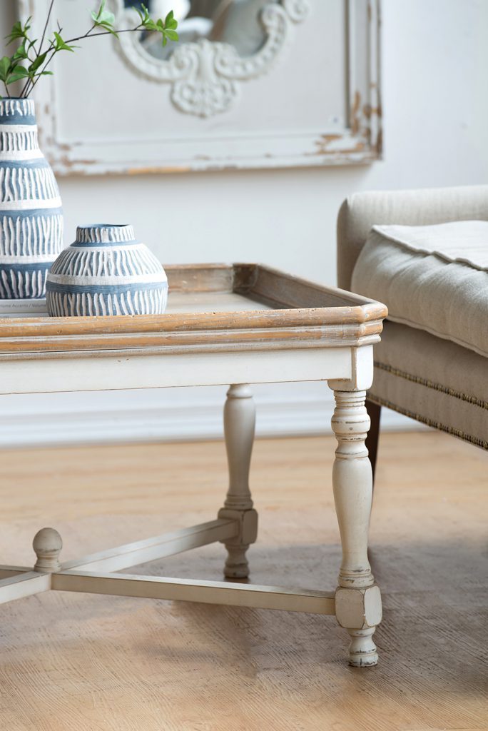French Country Square Coffee Table