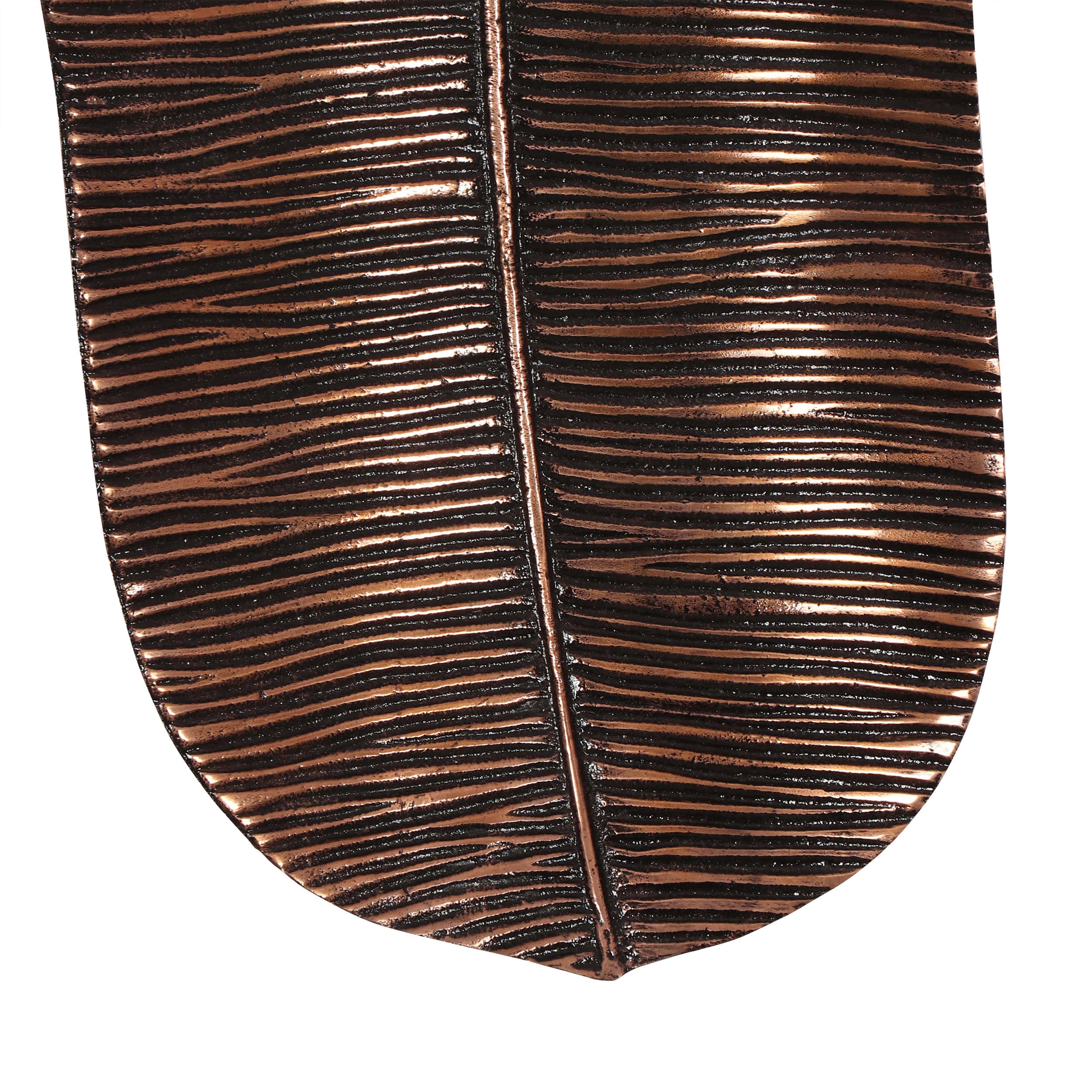 Leaf Wall Decor Copper