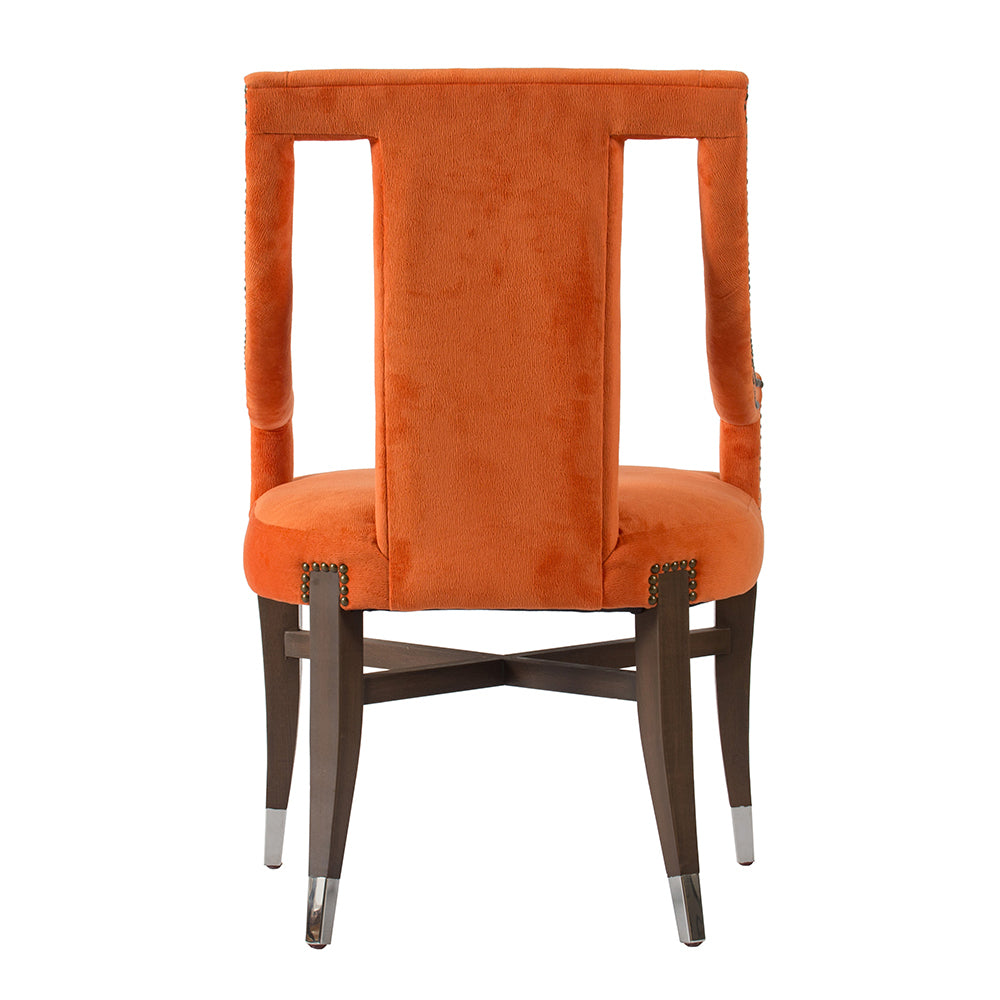 Modern Accent Chair Dining Chairs - Orange
