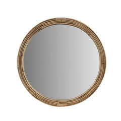 Natural Rattan Round Wall Mirror