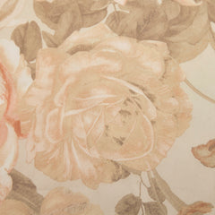 50x95" Printed Floral Rod Pocket and Back Tab Voile Sheer Curtain - Blush