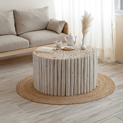 Modern Elegant 32" Coffee Table White