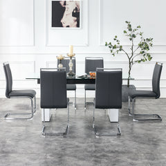 Modern Rectangular Glass Table