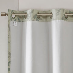 50x84" Printed Botanical Blackout Curtain Panel