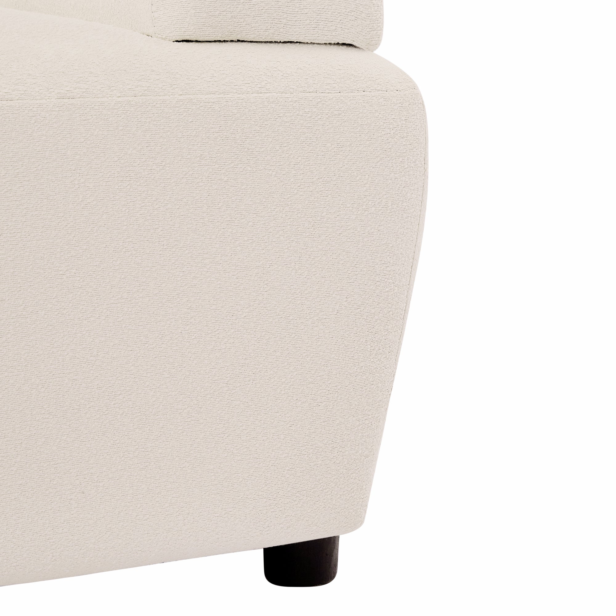 Contemporary 3-piece Sectional Sofa Free Convertible sofa with Four Removable Pillows - Beige