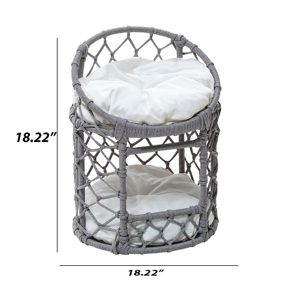 Petbed, Catbed, Double Layer Catbed Grey
