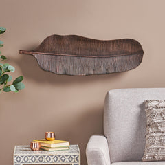Leaf Wall Decor Copper