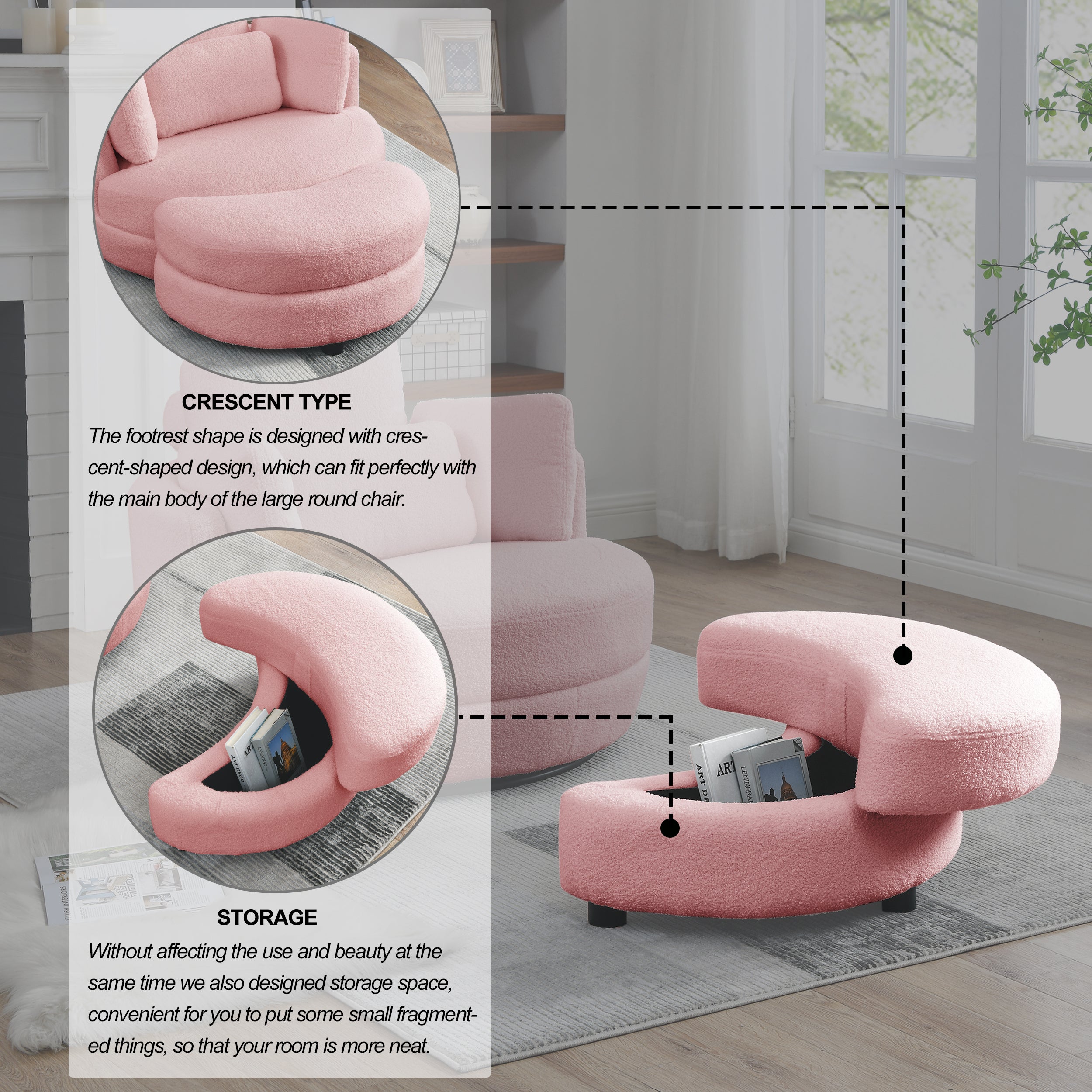 Storage Ottoman Chair