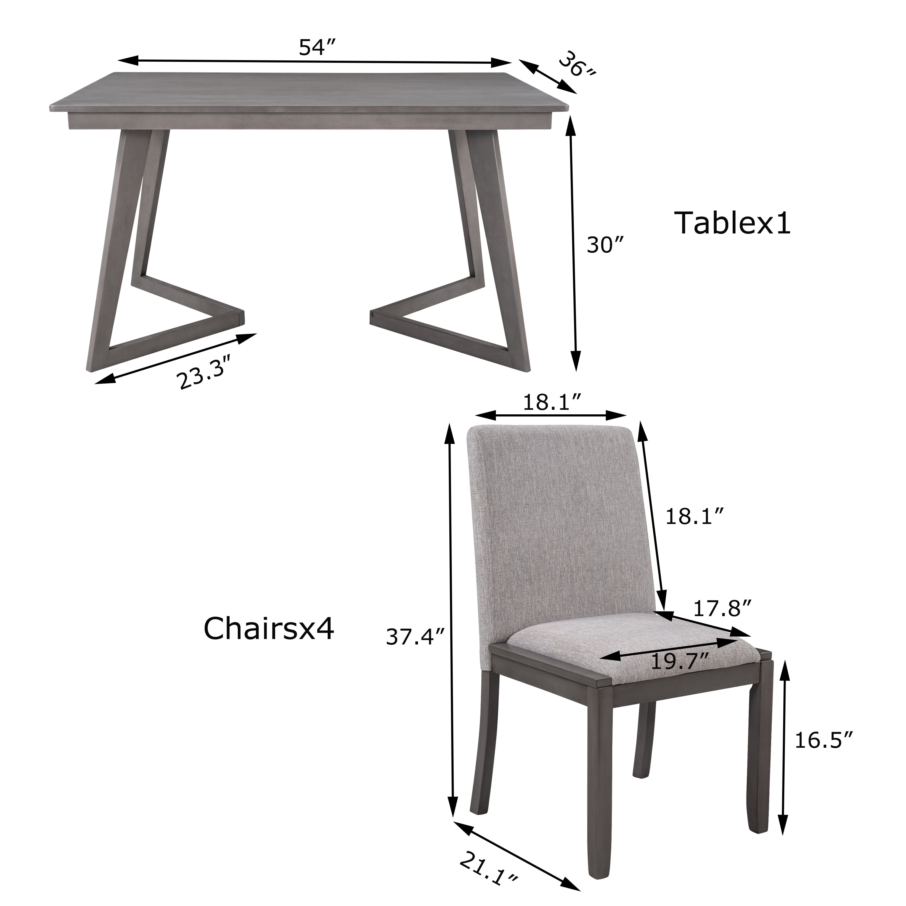 Dining Set with Chairs