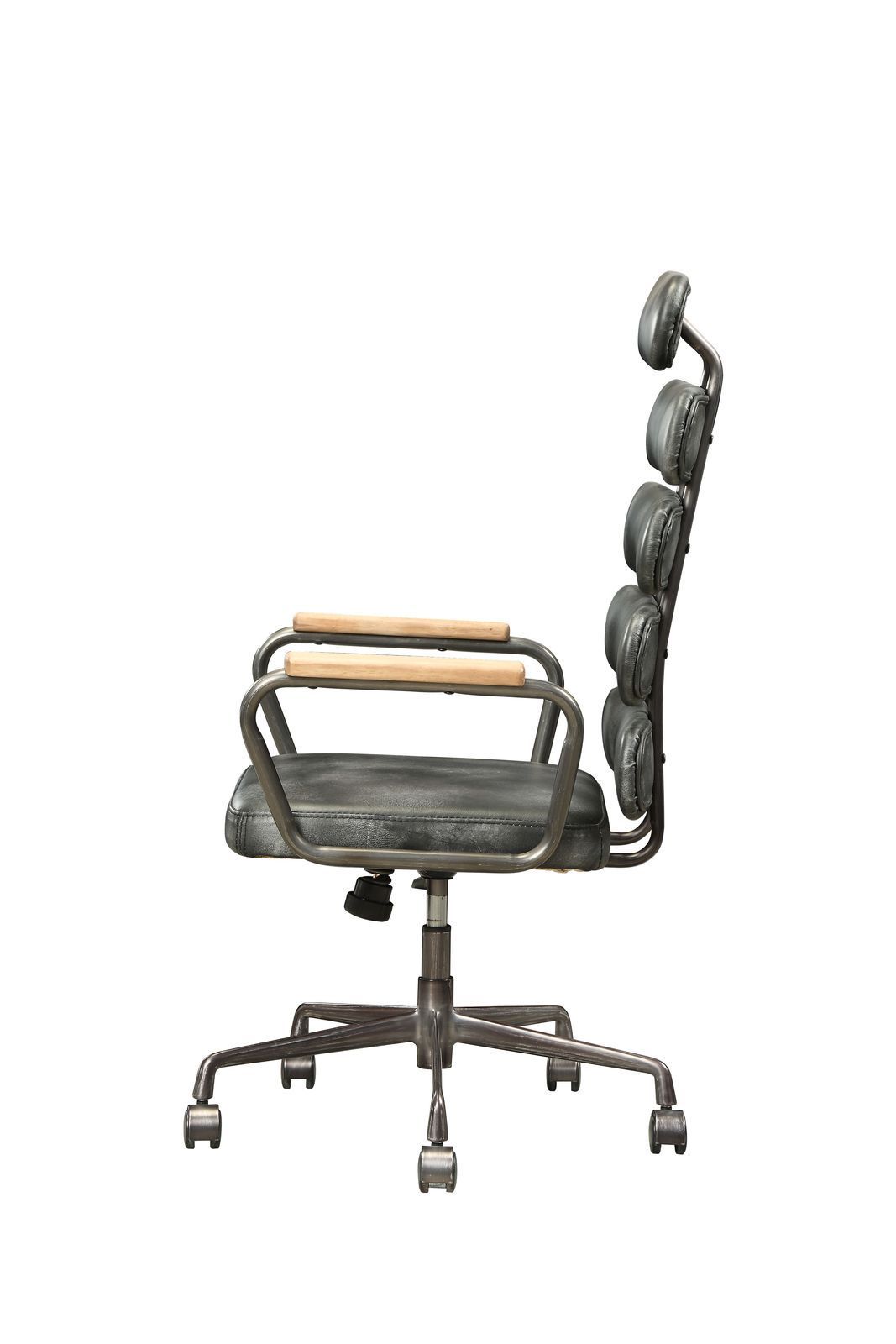 Calan Office Chair Vintage Black Top Grain Leather