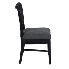 Rattan back chairs