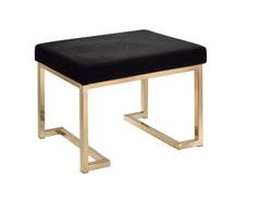 Champagne Ottoman Bench