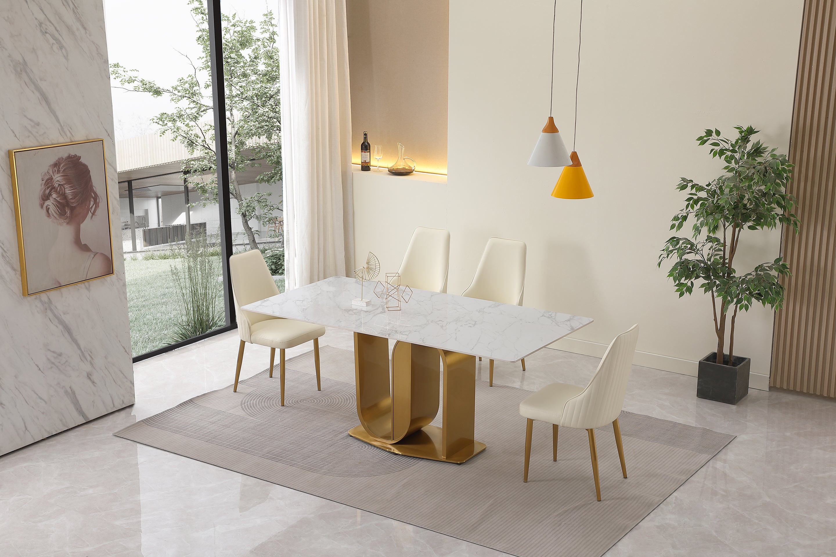 71" dining table