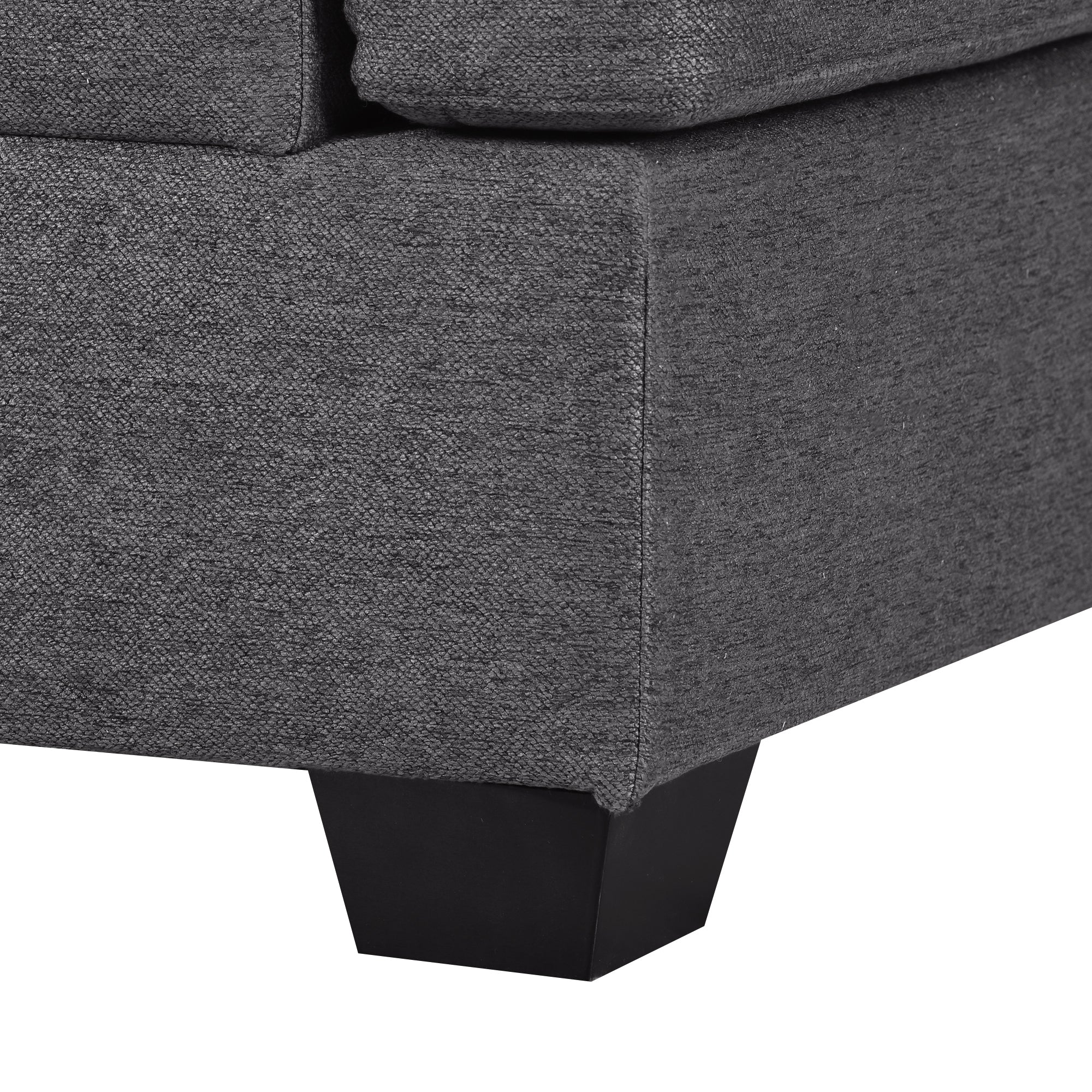 Modern Large Upholstered  U-Shape Sectional Sofa, Extra Wide Chaise Lounge Couch - Grey