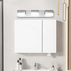 Bathroom Vanity Lighting 3-Light LED Vanity Lights Over Mirror Bath Wall Lighting - Chrome