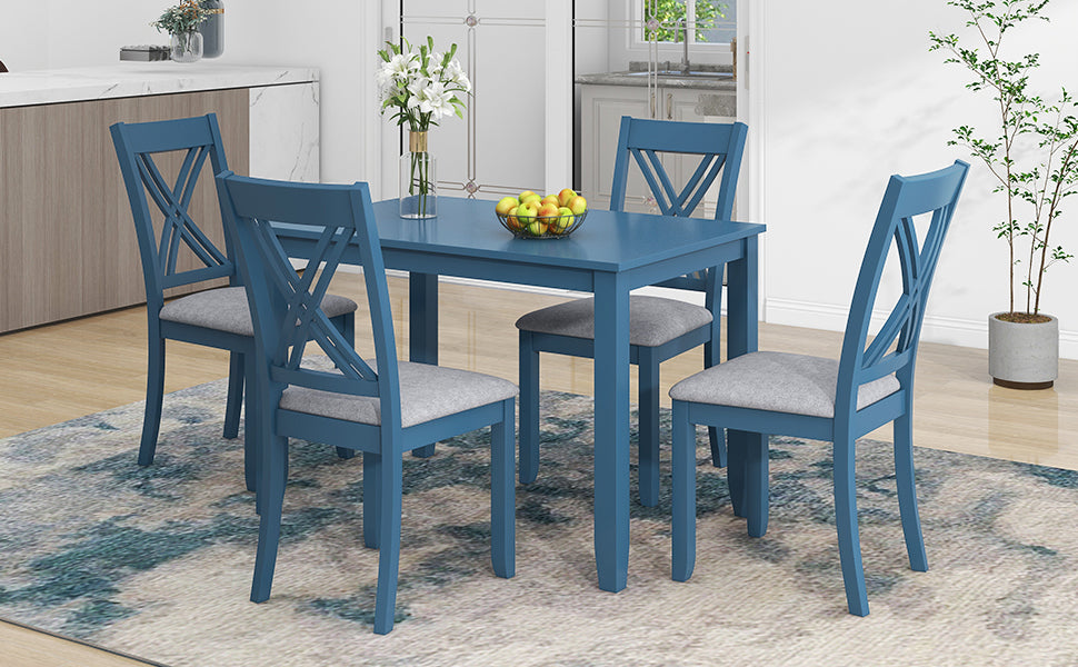 X-back dining chairs