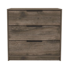 MAICOSY 27.5"W Modern 3 Drawers Dressers Small Closet Bedroom Furniture Brown