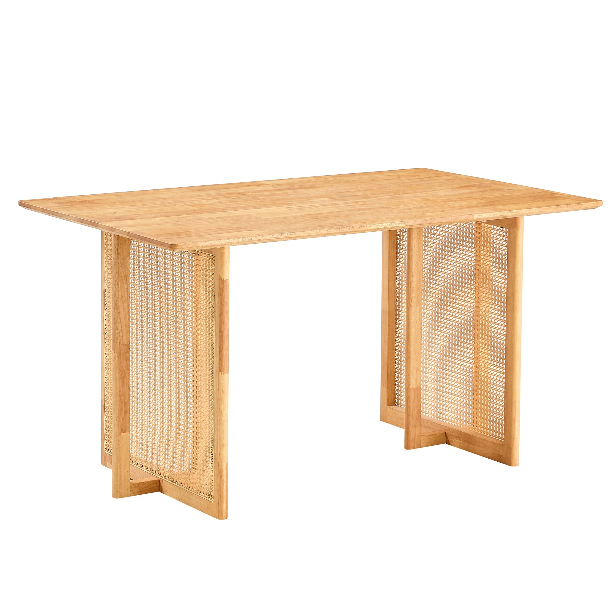 Retro Dining Table MDF Dining Table - Oak