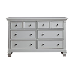 6 Drawer Dresser Pure White