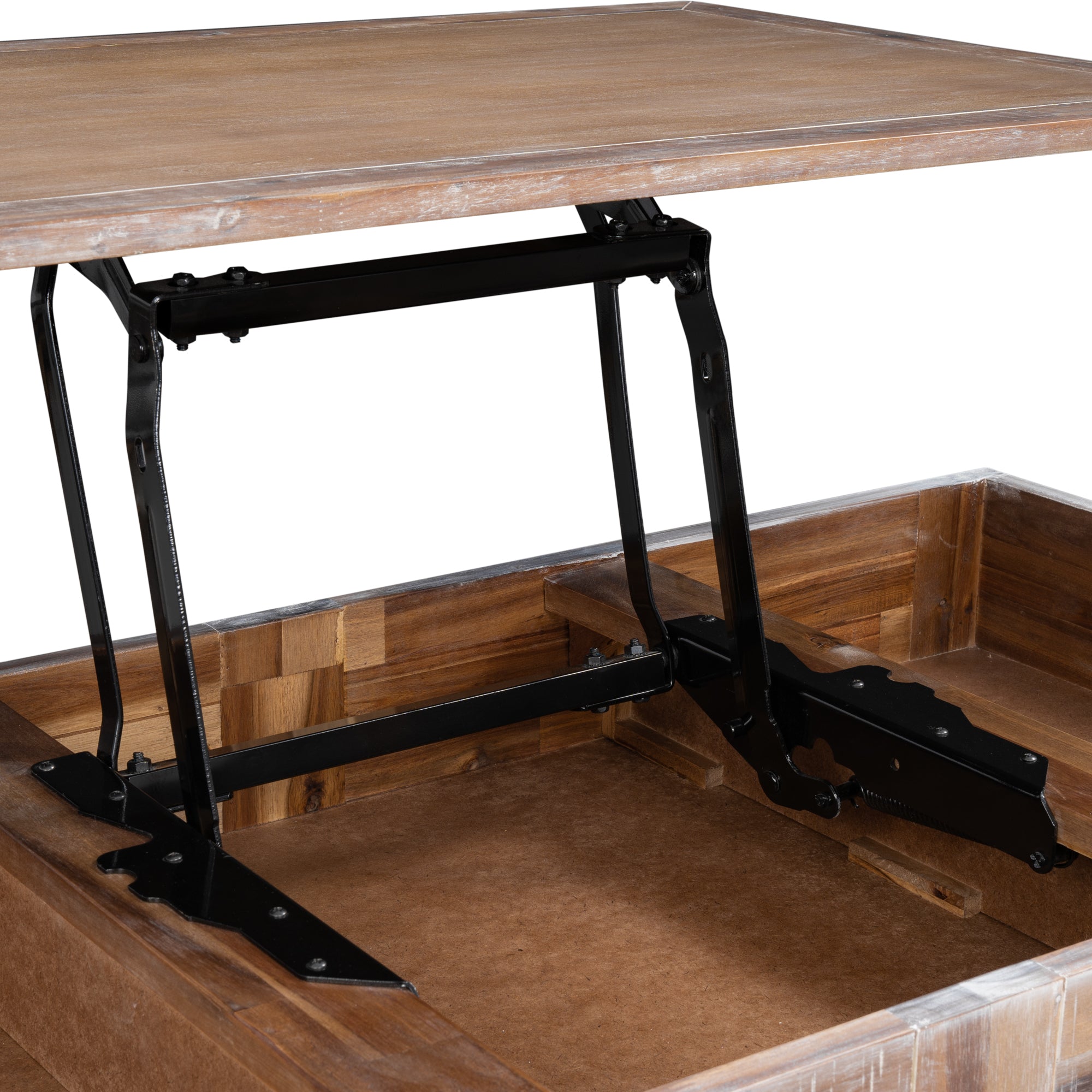 Lift Top Coffee Table with Inner Storage Space