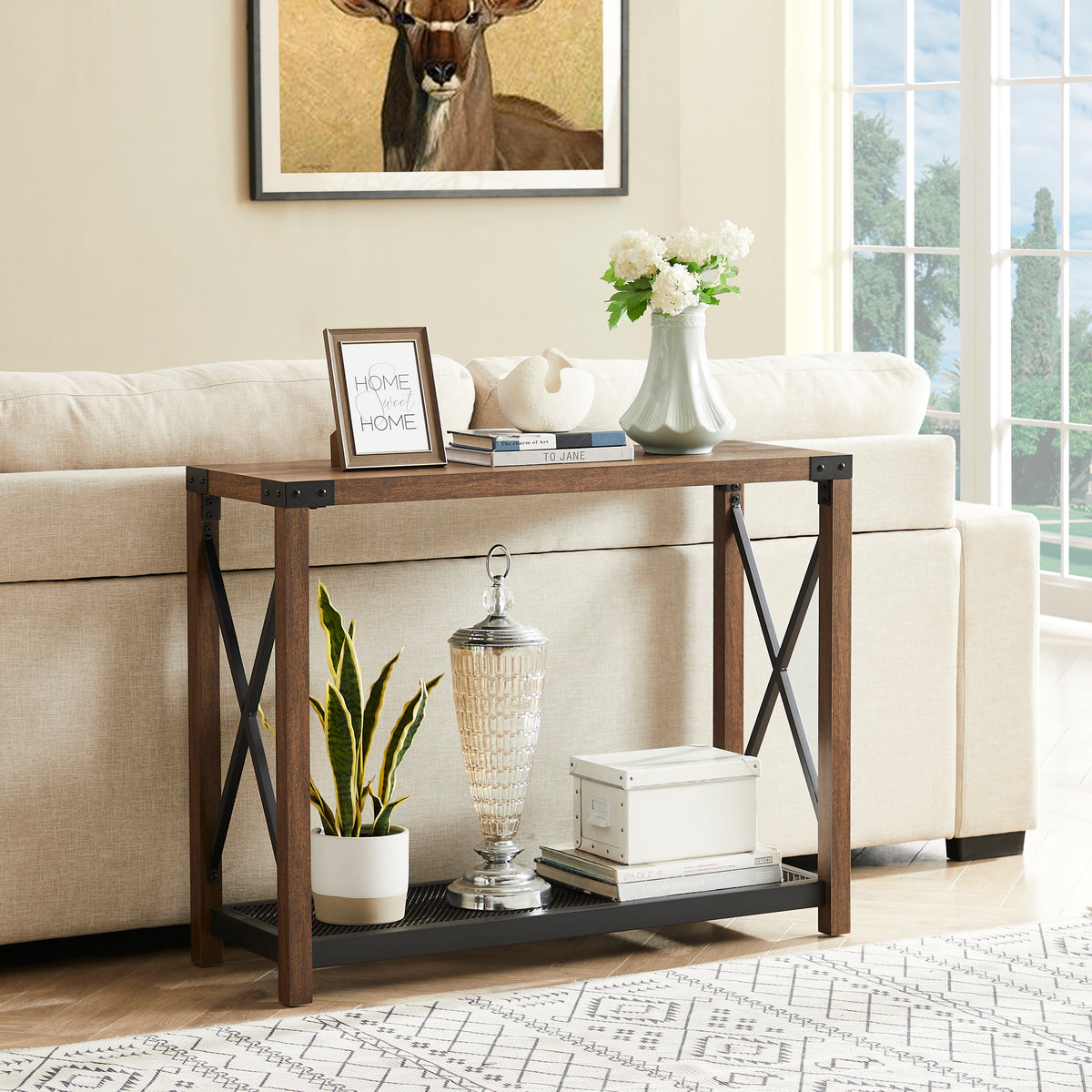 Farmhouse console table
