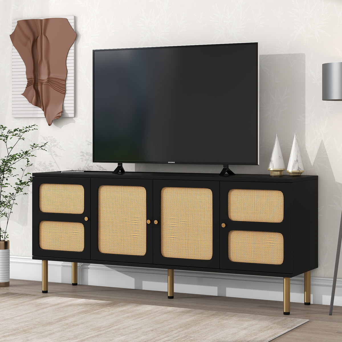 Boho style TV Stand