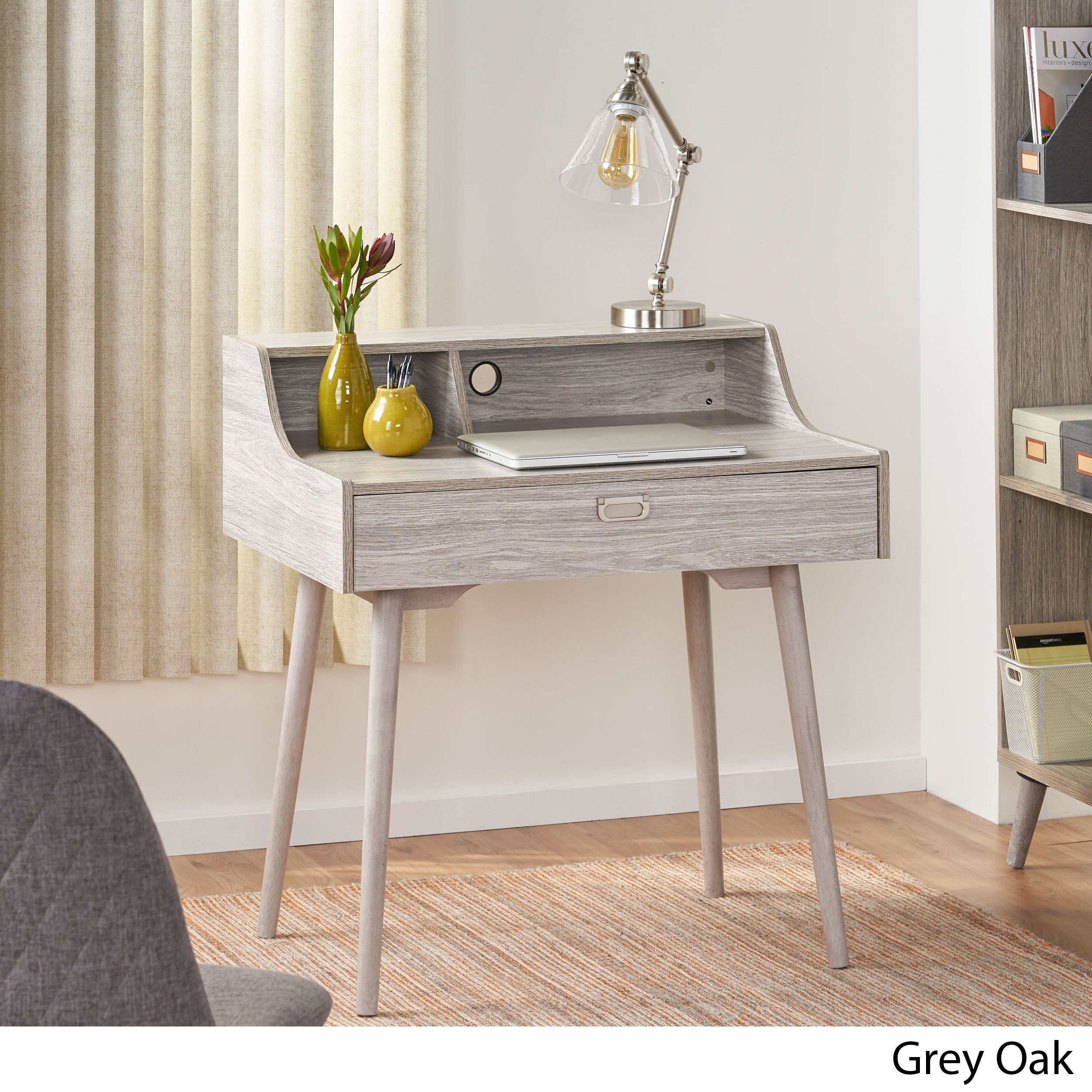 Modern Finished Fiberboard Cute Home Study Desk 