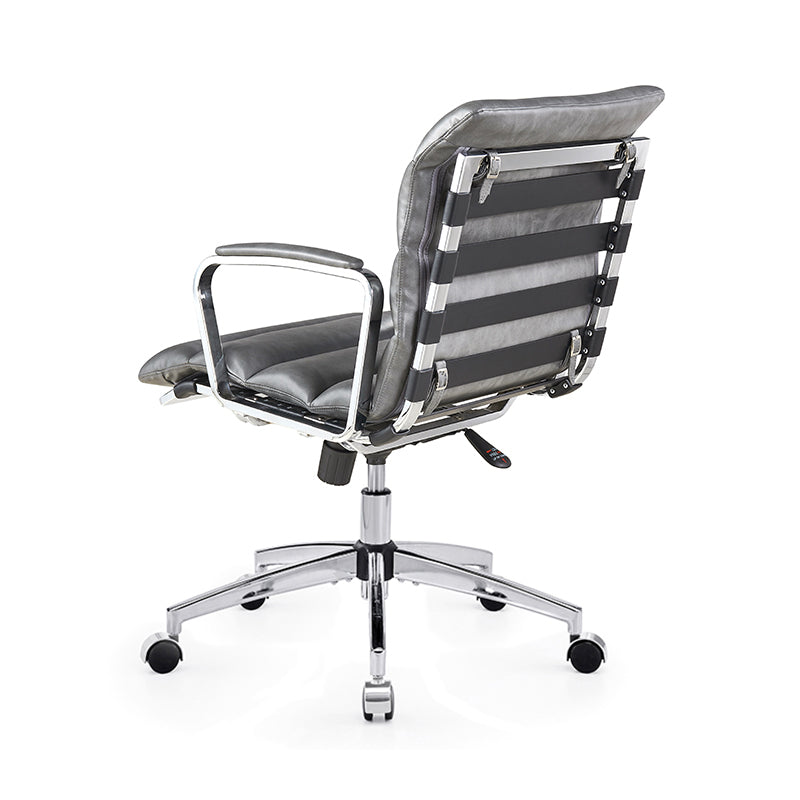 Modern Swivel Office Desk Chair Luxury Executive Boss Ergonomic Computer Chair - Antique Gray