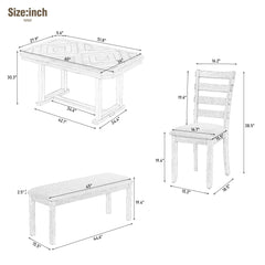 Rubber Wood Dining Table