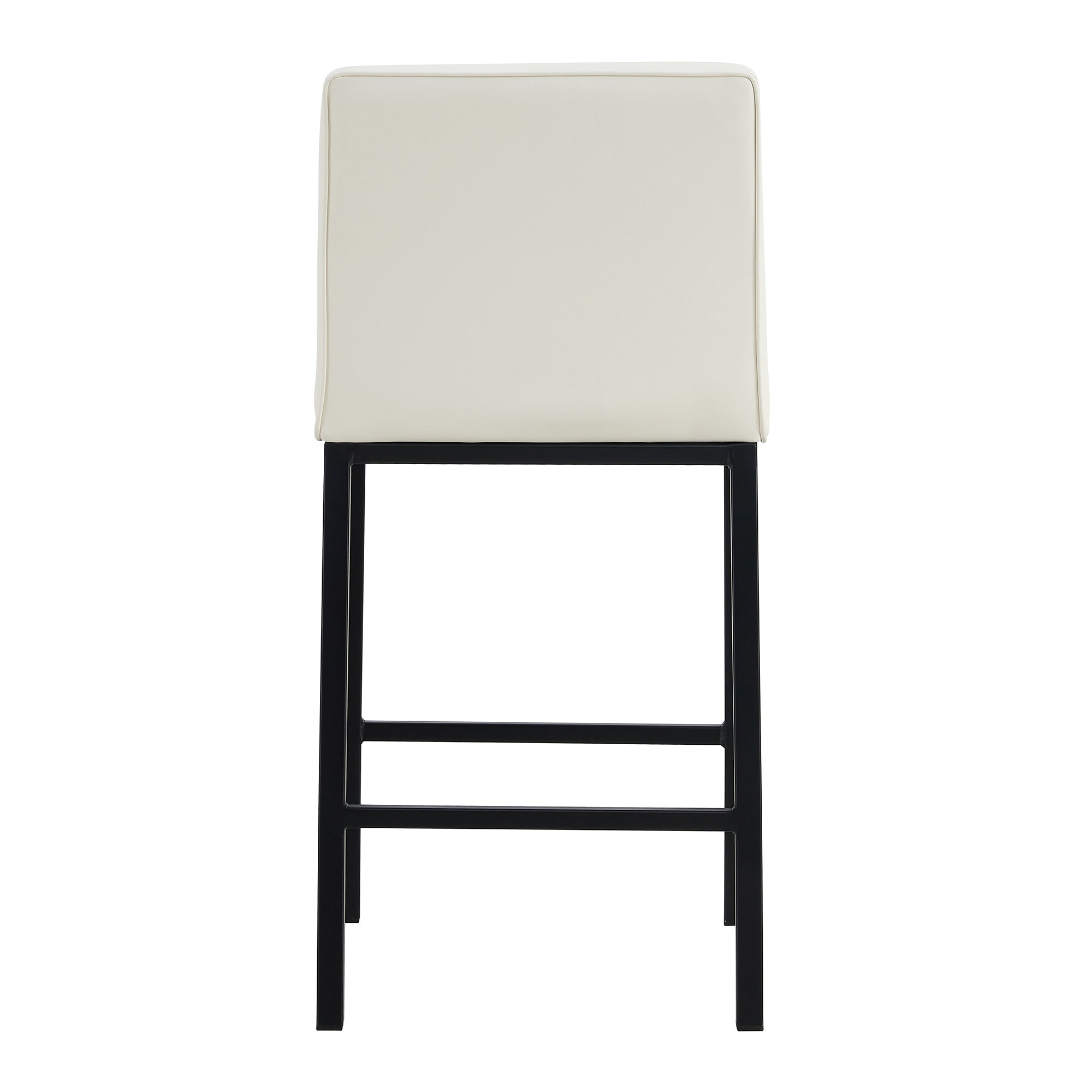 Modern Design High Counter Stool Bar Chair (Set of 2) - White